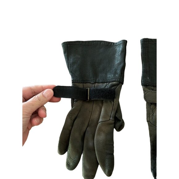 Women's Classic Motorcycle Glove Unlined Seasonal Wind Stopper Gauntlet - Picture 3 of 6